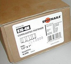 Spotnails 816 1" x 1/2" Length Corrugated Fasteners